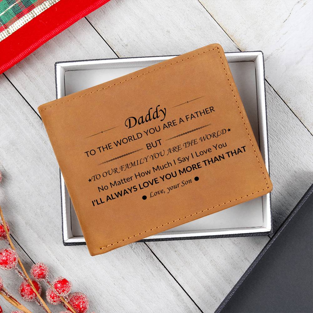 Daddy To Our Family You Mean the World | Father Appreciation | Father's Day | Gifts for Dad