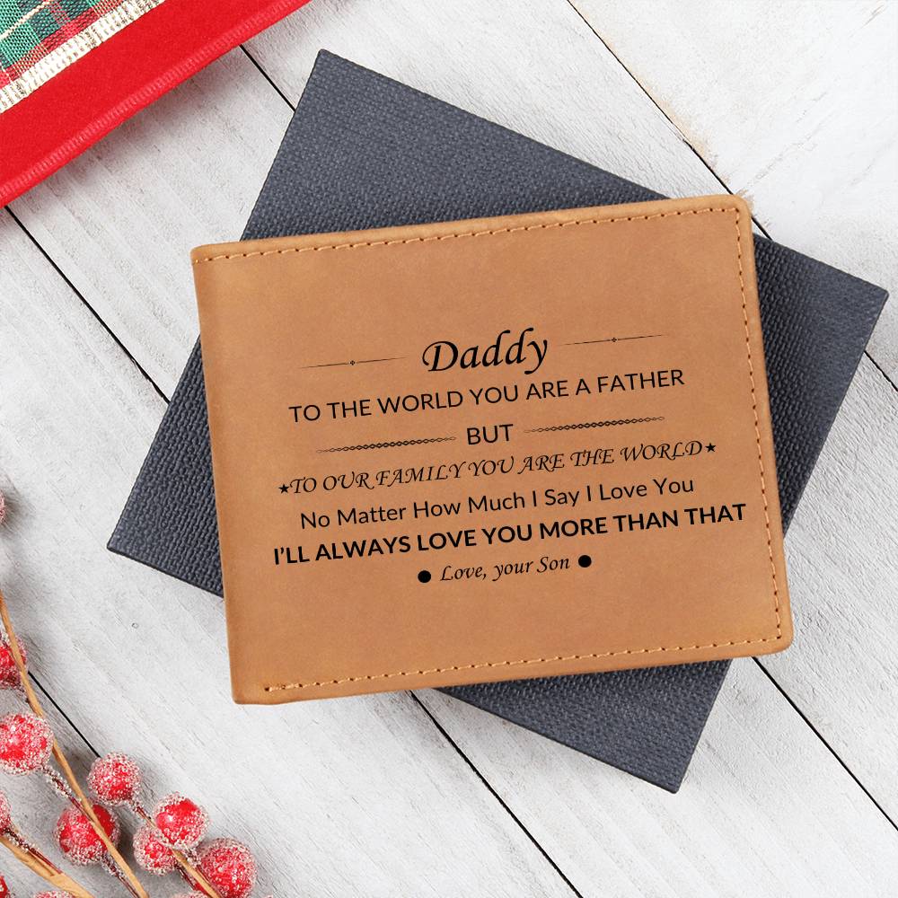 Daddy To Our Family You Mean the World | Father Appreciation | Father's Day | Gifts for Dad