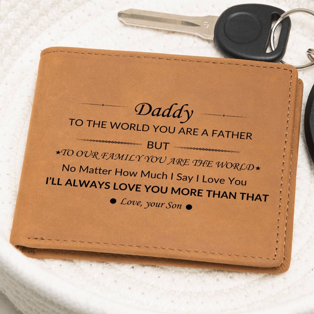 Daddy To Our Family You Mean the World | Father Appreciation | Father's Day | Gifts for Dad