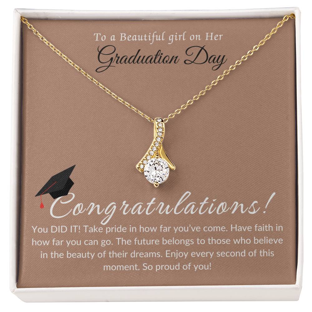 Graduation Gift: Alluring Beauty Necklace - Symbol of Achievement & Elegance | Gifts for Her