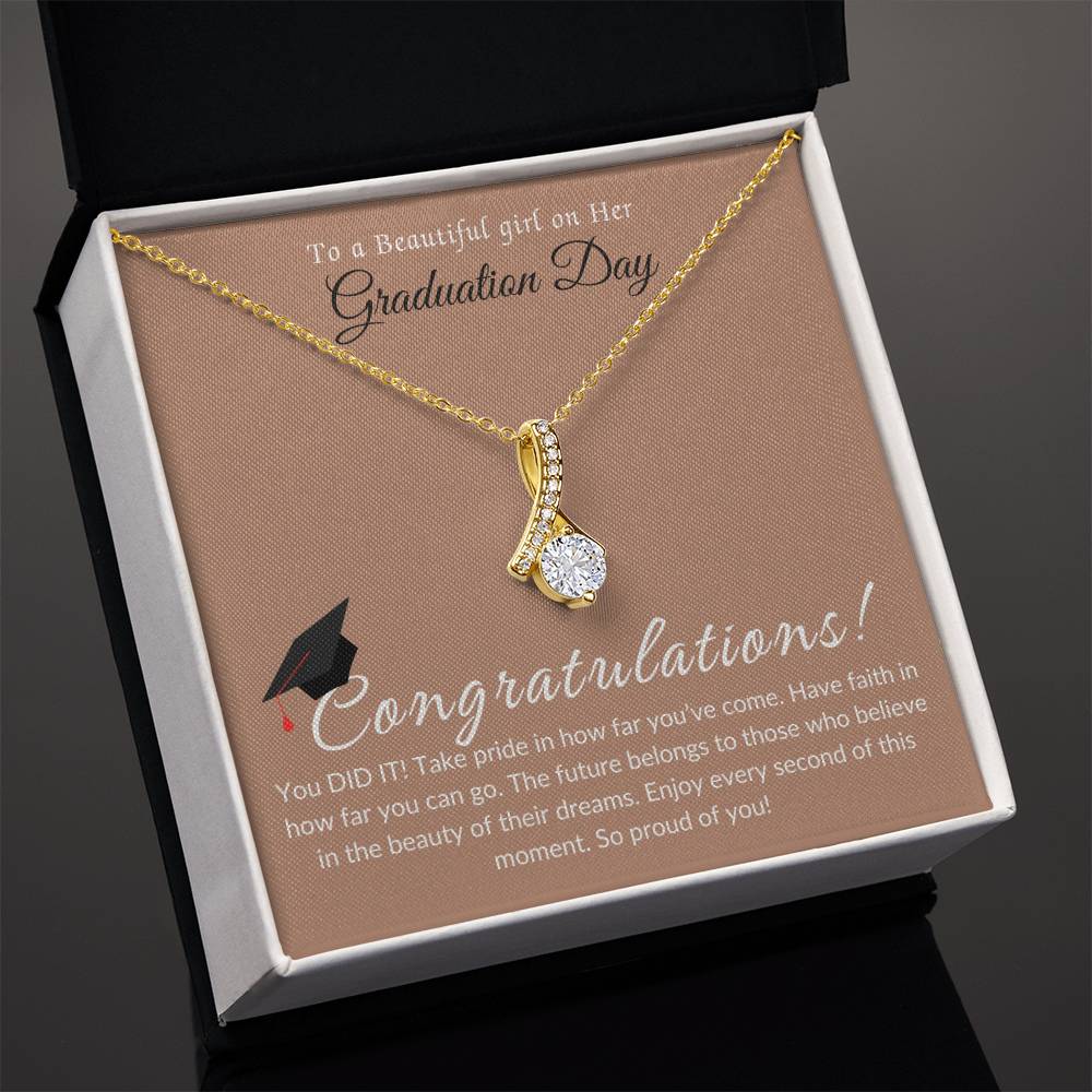 Graduation Gift: Alluring Beauty Necklace - Symbol of Achievement & Elegance | Gifts for Her