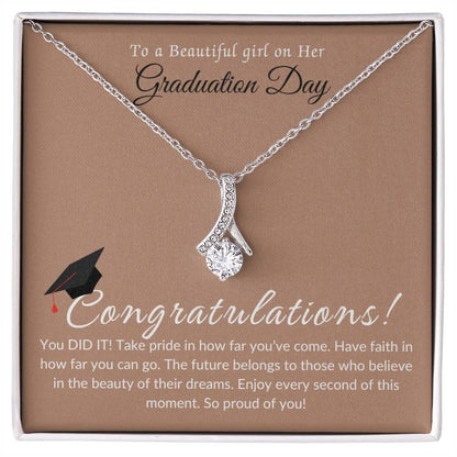 Graduation Gift: Alluring Beauty Necklace - Symbol of Achievement & Elegance | Gifts for Her