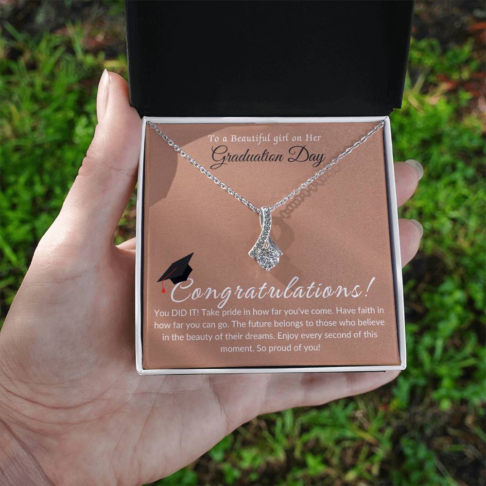 Graduation Gift: Alluring Beauty Necklace - Symbol of Achievement & Elegance | Gifts for Her