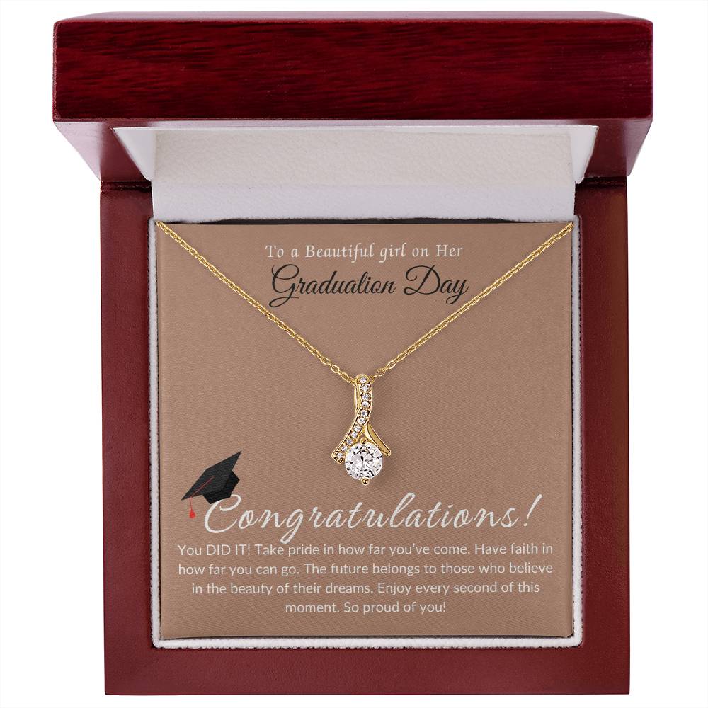 Graduation Gift: Alluring Beauty Necklace - Symbol of Achievement & Elegance | Gifts for Her