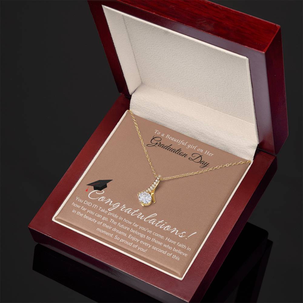 Graduation Gift: Alluring Beauty Necklace - Symbol of Achievement & Elegance | Gifts for Her