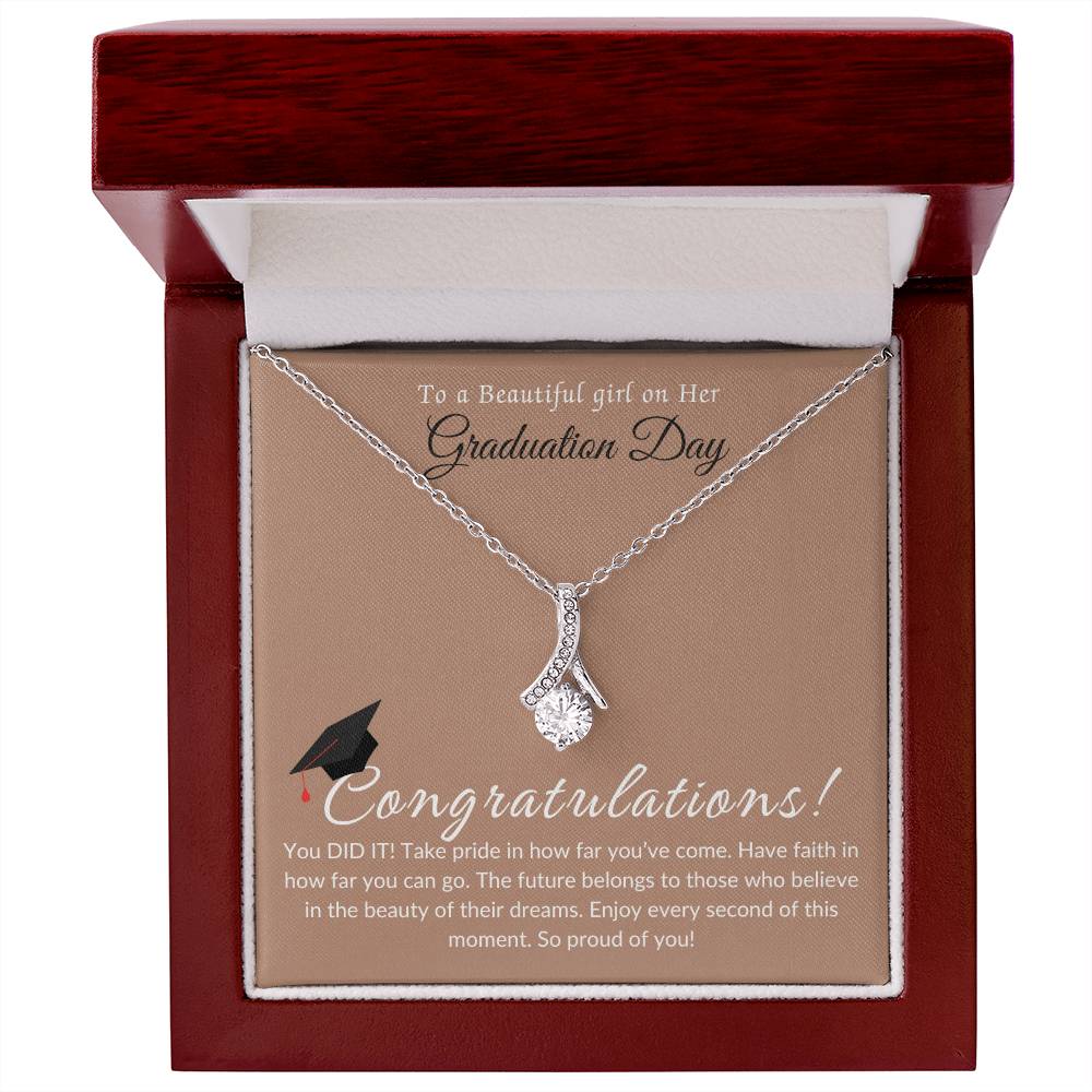 Graduation Gift: Alluring Beauty Necklace - Symbol of Achievement & Elegance | Gifts for Her