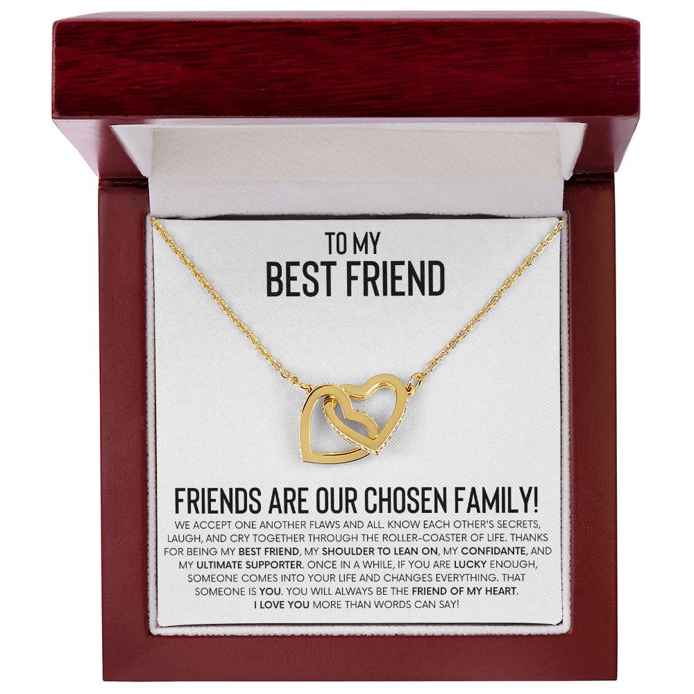 Interlocking Hearts Necklace for Best Friend – A Heartfelt Gift of Friendship and Love