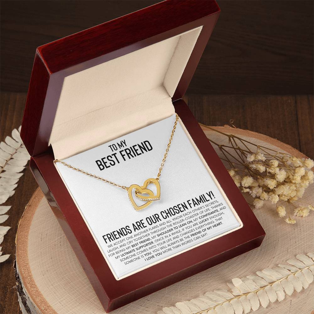 Interlocking Hearts Necklace for Best Friend – A Heartfelt Gift of Friendship and Love