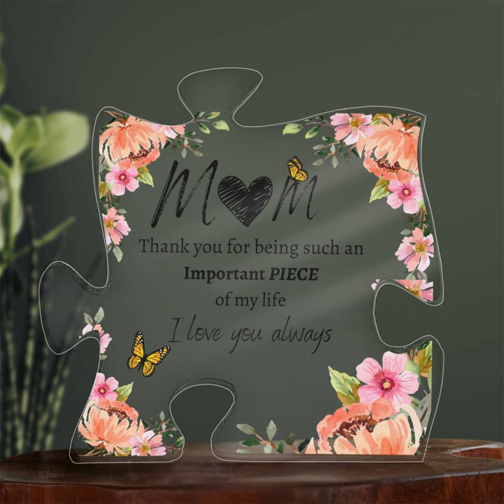 MOM | IMPORTANT PIECE | ACRYLIC PLAQUE