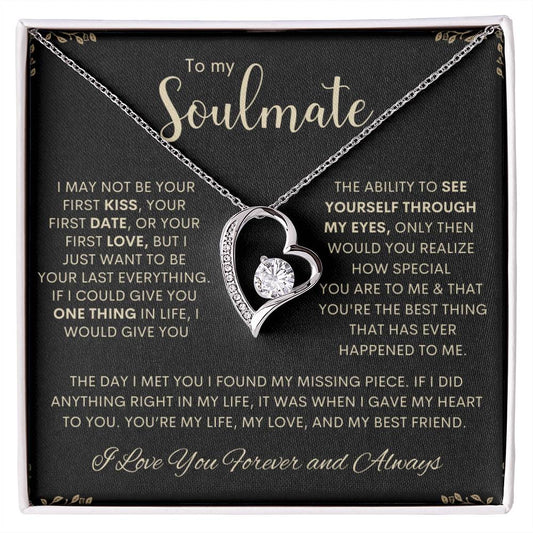 To My Soulmate | You're My Missing Piece | Forever Love Necklace