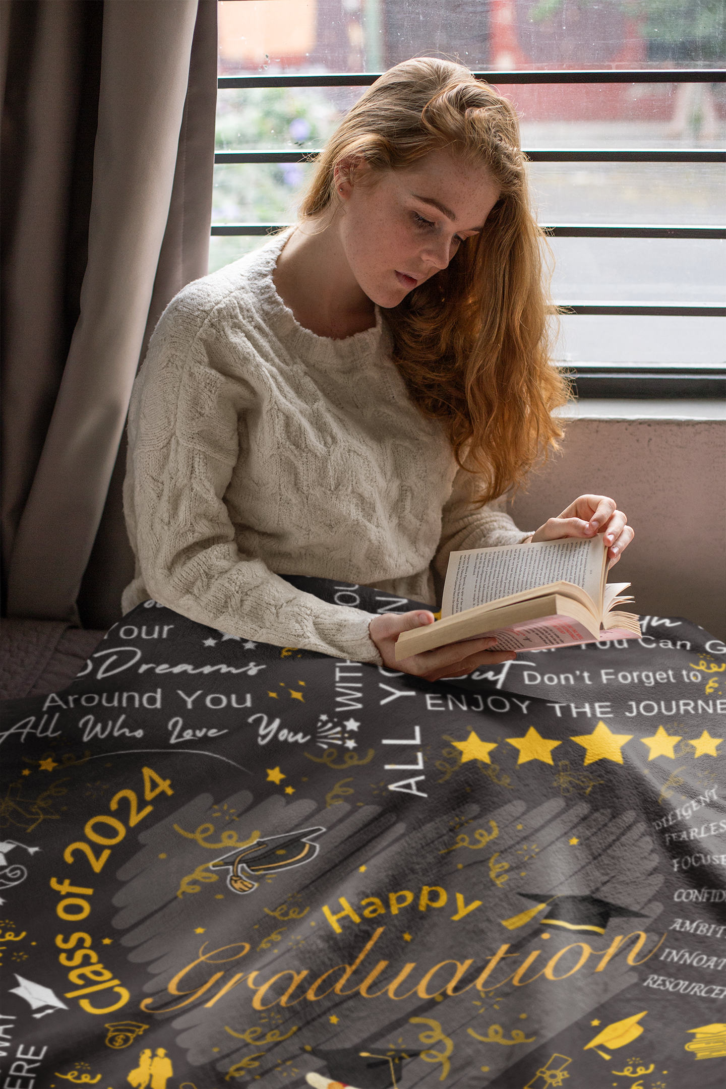 Grad Blanket | Graduation Gift | Keepsake Memories