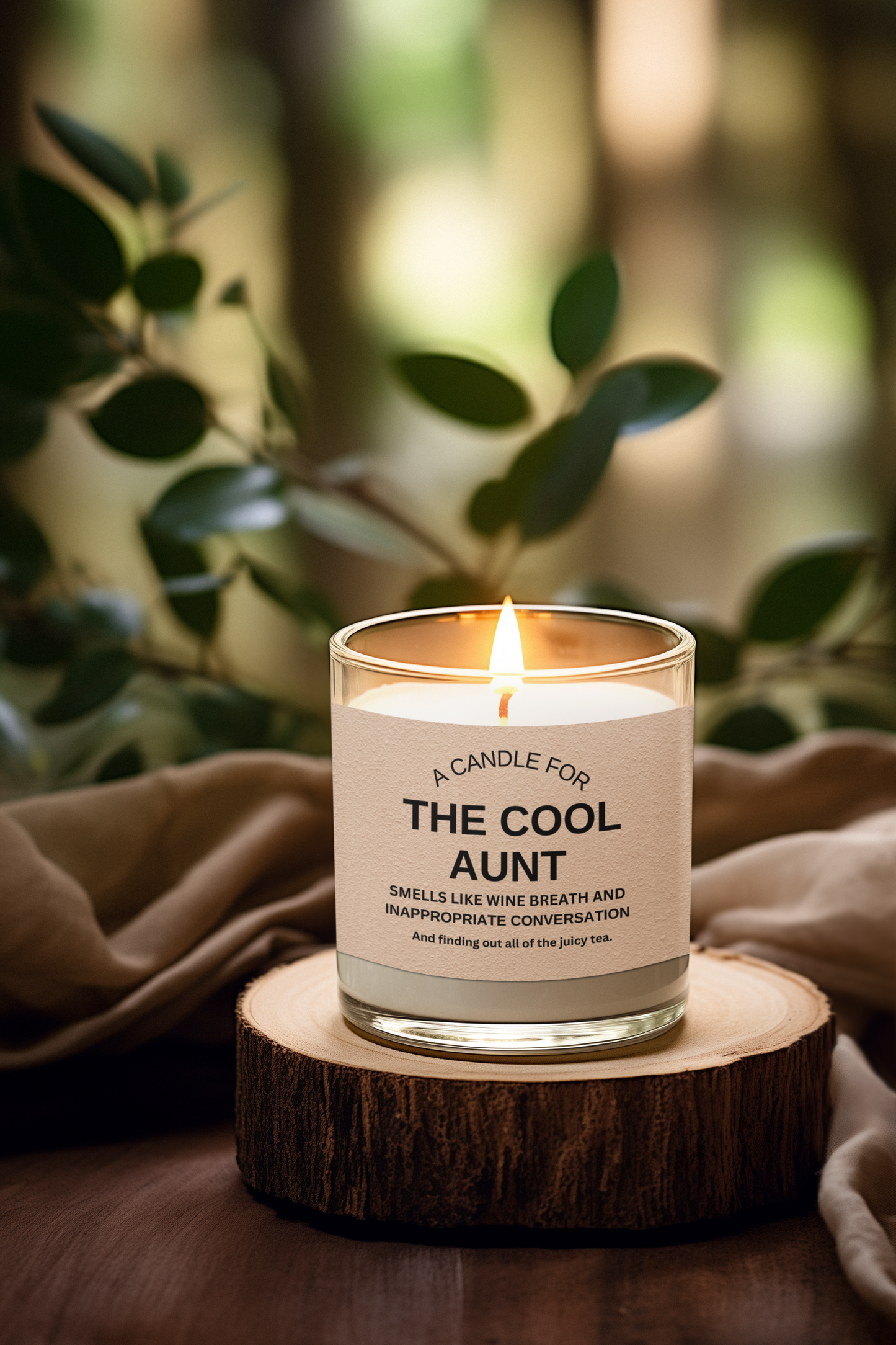 The Cool Aunt Soy Candle | Aunt's Birthday | Mother's Day | Gifts for Aunts