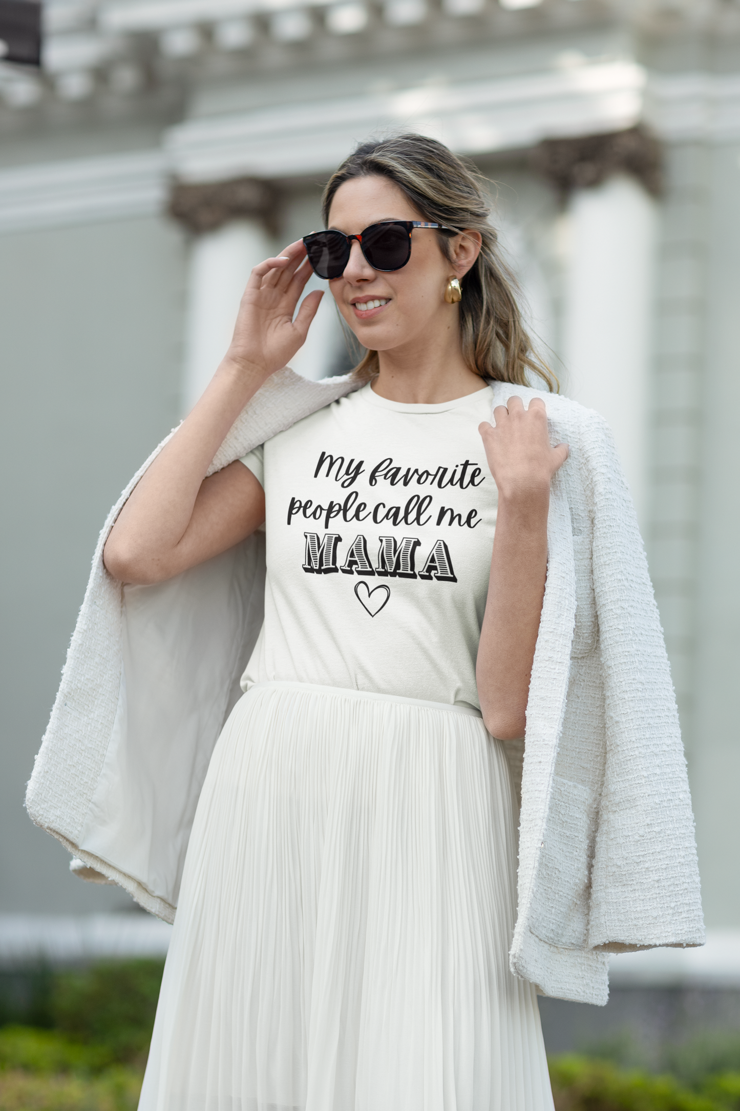 My Favorite People Call Me Mom T-shirt (White) | Mother's Day | Mom Appreciation | Gifts for Mom